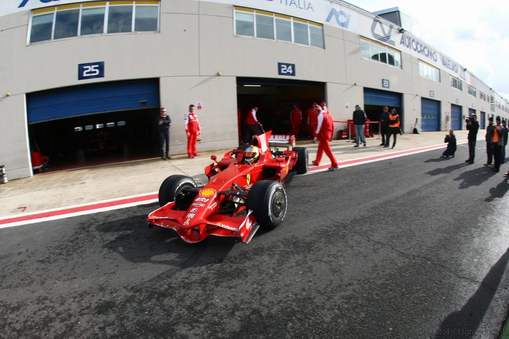 Test Ferrari F2008 Italian F3 Drivers Vallelunga